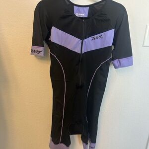 Zoot Women's Bodysuit in Black and Lavender